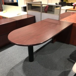 pre-owned bullet shaped desk