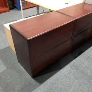2 drawer wooden file cabinet