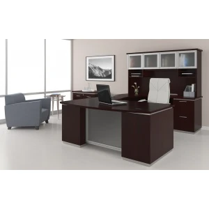 executive desk set up