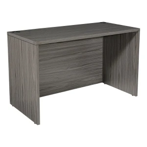 slate grey single person desk